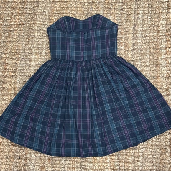 Jack Wills Keynsham Dress Tartan Plaid Sleeveless Boutique Dark Academia Sz 4 - Picture 5 of 10